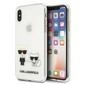 Karl Lagerfeld KLHCPXCKTR iPhone X/Xs hardcase Transparent Karl  Choupette (KLHCPXCKTR)