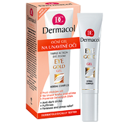 Dermacol Eye Gold 15 ml gel za podrucje oko ociju ženska na všechny typy pleti;na otoky a kruhy pod ocima