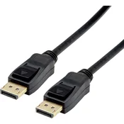 VALUE Value DisplayPort priključni kabel DisplayPort vtič\, DisplayPort vtič 1.50 m črna 11.99.5798 zaščiten DisplayPort kabel, (20420940)