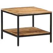 Stolic za kavu 55 x 55 x 45 cm od masivnog grubog drva manga