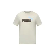 PUMA Funkcionalna majica ESS No. 1 svetlo bež/svetlo modra/čokolada