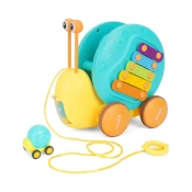 Aga4Kids Vlečni polž z ksilofonom