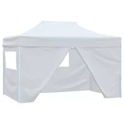 Profesionalni sklopivi šator za zabave 280x410x315 cm celicni bijeli