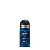 Nivea Muški Roll-on dezodorans Deep Black Carbon Beat, 50ml