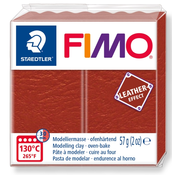 Polimerna glina Staedtler Fimo - Leather 8010, 57g, crvena