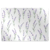 Decormat Podloga za zaščito tal Lavender flowers 140x100 cm 2 cm