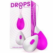 VIBRACIJSKI JAJČEK Drops USB Purple