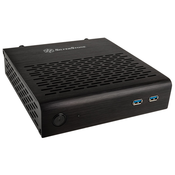 SilverStone SST-PT13B-USB3.0 Petit Thin-Mini-ITX Gehäuse - schwarz SST-PT13B-USB3.0