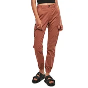 Ženske hlače URBAN CLASSICS - High - TB3048 - terracotta