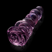 Dream Toys Glaze Glass Rosebud Beaded Plug Pink