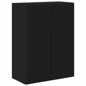 Vidaxl TV stenska omara Črna 59,5 x 31 x 80 cm Konstruiran les
