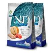 Farmina N&D dog OCEAN (GF) adult mini, salmon, cod & cantaloupe melon 2 x 7 kg