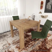 Hanah Home Trpezarijski sto 90x78x90cm Hrast