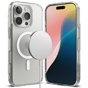 Ovitek Ringke Fusion Magnetic za iPhone 16 Pro - matte clear