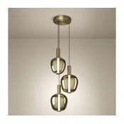 Eglo 390465 - LED zatemljiv lestenec FRUITERA 1xLED/5W/230V+2xLED/6,5W+ 3xLED/1,6W v zlati barvi