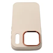Ovitek za iPhone 17 Pro Max/18 Pro Max, zlat okvir