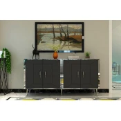 Hanah Home Konzola Arno KB150, 150x75x35 cm, Antracit-srebrne boje