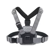 Magnetno držalo za kamero Techsuit JX-002 za GoPro z magnetno osnovo in prsnim nosilcem - sivo