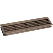 Prezračevalna rešetka za sobna vrata,454x90 mm,TS 40 mm, umetna masa rjava