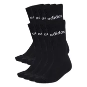 ADIDAS PERFORMANCE Športne nogavice LINEAR CUSHIONED CREW SOCK 10 PAIR PACK črna