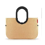 TORBA ZA KUPOVINU LOOPSHOPPER M FRAME RAFFIA BLACK REISENTHEL
