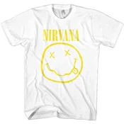 Nirvana Yellow Happy Face White XL Majica