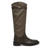 Jahalni škornji Coccinelle Pansy Waxed E4 V63 43 01 01 Khaki