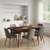 vidaXL Pravokotna miza 80 x 60 x 3,2 cm Pravokotna Masiven les akacije