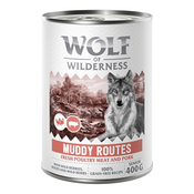 Wolf of Wilderness Senior “Expedition” 6 x 400 g - Muddy Routes - perutnina s svinjino