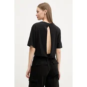 Tommy Jeans Majica DW0DW20324 Črna Relaxed Fit