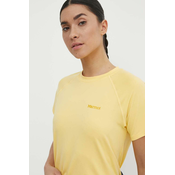 Sportska majica kratkih rukava Marmot Windridge boja: žuta
