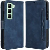 GS Preklopni ovitek za Infinix Hot 50 4G, reža za kartico, temno moder