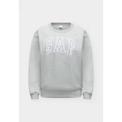 GAP Majica HERITAGE siva/bela