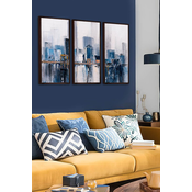 WALLXPERT Dekorativna uramljena MDF slika (3 komada) Artsmdfdkset6