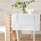 shumee Selvia bel prt iz blaga z gipur čipko 38x140 cm