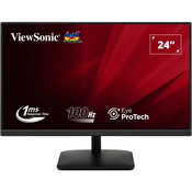 Monitor ViewSonic 24 VA2408-MHDB, SuperClear IPS, 100Hz, 1ms, VGA, HDMI, DP, 2xUSB 3.2, Zvucnici, Full HD VA2408-MHDB