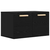 vidaXL Omarica na steni Črni hrast 60 x 36,5 x 35 cm Inženirski les