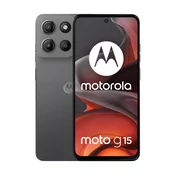 MOTOROLA pametni telefon Moto G15 8GB/256GB, Gravity Grey