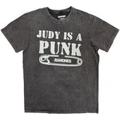 Ramones Judy (Stone Wash) Charcoal Grey XL Majica