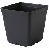Kvadratni sadilnik 9x9x10 črn (10 kosov)