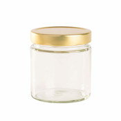ROOSTERHOME Kozarec za shranjevanje z navojem 410ml zlat