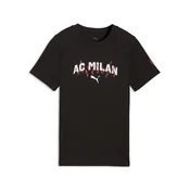 PUMA AC Milan FtblCulture Tee Youth, Football, Black/White, 11-12Y