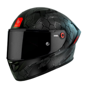 Integralna motociklisticka kaciga MT KRE+ Carbon Solid A11 crna sjajna