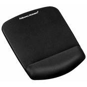 Podloga za miško in zapestje Fellowes PlushTouch črna