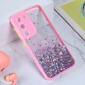 TERACELL Maska Frame Glitter za Samsung S911B Galaxy S23 roze