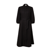 Y.A.S Košulja haljina FLAXY, crna