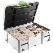 FESTOOL Kovček Systainer T-LOC SYS 2 z dodatki DOMINO XL DS/XL D8/D10 306x BU
