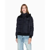 A|X Armani Exchange za ženske. XW000228AF12286UC001 Jakna s puhom črna (L), Črna, Priložnostno, Poliamid