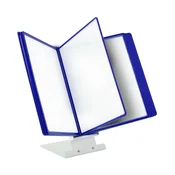 Stojalo namizno levia + predstavitvene mape modro 1/10 227033
