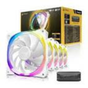 Antec Fusion 120 ARGB W 5PK, White PWM Fan, with controller